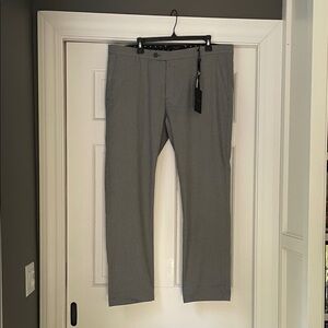 Ted Baker London Grey Seyii Slim Fit Pants (38R)
